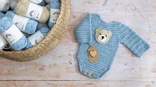 Crochet Baby Onesie Pattern (Part 2 of Sweet Little Romper)