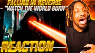 THIS WAS INSANE! | Falling In Reverse - "Watch The World Burn" (REACTION!!!)