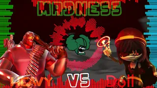 Madness But it Heavy (TF2) Vs Doll (Murder Drones) | FNF Vs Tricky Cover | Между Манном и Дронами