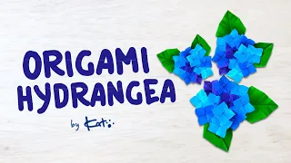 Origami Hydrangea Tutorial