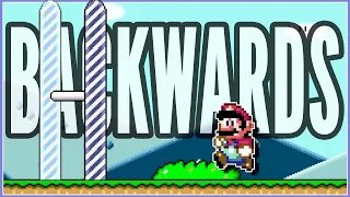 Super Mario World BACKWARDS Is a WILD Experience...