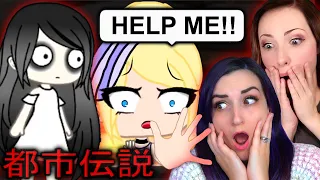 3 SCARIEST Japanese URBAN LEGENDS in Gacha Life w/ @Cheridet