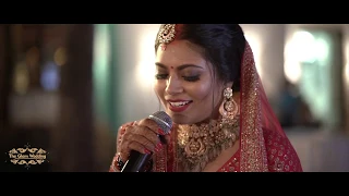 Heartwarming speech by the Bride | Indian Wedding | Indian Bride