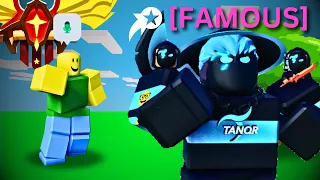 I Pretended as a REAL TANQR with VOICE CHAT! (Roblox Bedwars)