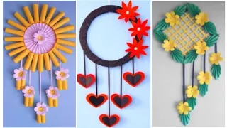 3 Easy and Quick Paper Wall Hanging Ideas / A4sheet Wall decor / Cardboard Reuse /Room DecorDIY