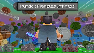 ME PASO MINECRAFT pero TODO EL MUNDO SON PLANETAS INFINITOS 🌎❗️