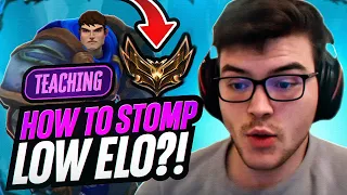 Teaching GOLD PLAYER how to STOMP LOW ELO