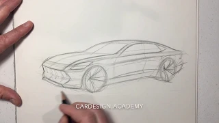 Car Design 101: Sketching a Sports Sedan