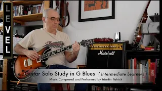 Guitar Solo Study In G Blues. by Martin Patrick