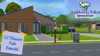 The Sims 2 Speed build | 111 East Pleasure Path Renovation | Home for Career Focused Sim