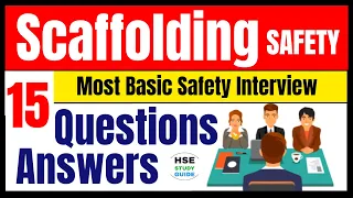 Scaffolding Interview Questions & Answers || Scaffolding Safety Interview Questions & Answers
