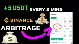 How To Earn 3 USDT Every 2 Mins On Binance - (100℅ Legit Arbitrage)....#Makemoney