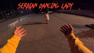 SERBIAN DANCING LADY VS ACTION POV @DumitruComanac  (Action Parkour Chase POV)