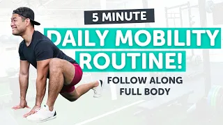 5 Minute Daily Mobility Routine! | Follow Along | Full Body