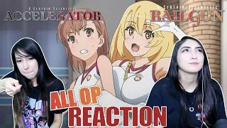 A Certain Scientific Railgun & A Certain Scientific Accelerator ALL Openings Reaction & Discussion!!