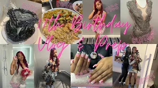 MY 17TH BIRTHDAY VLOG + PREP| Nails, Makeup, Designing Clothes, Dinner, GRWM, Etc