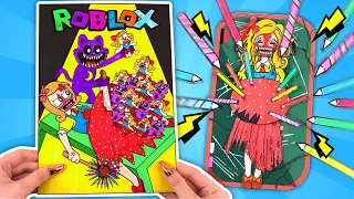 [🐾paper diy🐾] Rescue Roblox Miss Delight Pregnant 🤰🤰 Blind Bag 블라인드백 Poppy Playtime Chapter 3 | ASMR