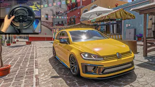 2021 Volkswagen Golf R - Forza Horizon 5 (Steering Wheel + Paddle Shifter) Gameplay | 4K 60FPS