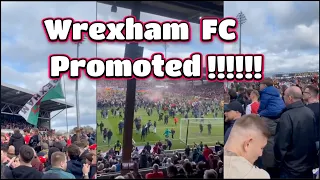 Wrexham FC gain promotion to league 1 and Ryan Reynolds is ecstatic!