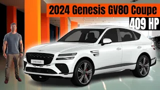 2024 Genesis GV80 Coupe Revealed With 409 Horsepower