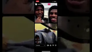 Travis Hunter on IG Live w/ Shedeur Sanders after FLIPPING FROM FSU TO JACKSON STATE!