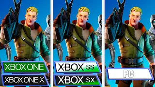 Fortnite | One - OneX - Series S - Series X - PC | Graphics Comparison & FPS