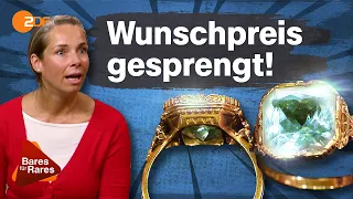 Verkäuferin begeistert: Goldring mit Aquamarin erweist sich als Schatz!  | Bares für Rares