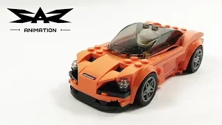 Lego Mclaren 720S 75880 Speed Champions Stop Motion Review
