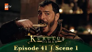 Kurulus Osman Urdu | Season 4 - Episode 41 Scene 1 | Cerkutay ko bahut bhook lag rahi hai!
