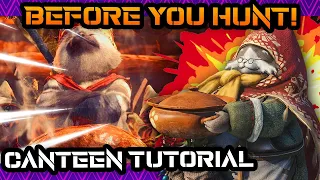 MHW ICEBORNE | BEFORE YOU HUNT: CANTEEN TUTORIAL