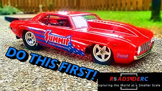 DO THIS FIRST!  10 Things To Check on The Losi 22s No Prep Drag Car