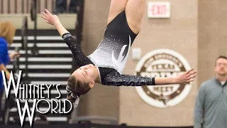 Whitney Bjerken on Floor Exercise | Level 8 Gymnastics | Texas Prime Meet