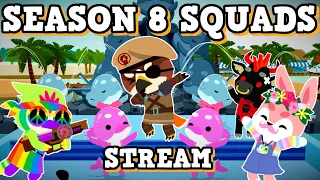 Season 8 Super Animal Royale Open Squads | S8 First Look Live Stream #42 |