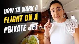 Work a Day on a Private Jet - Flight Attendant