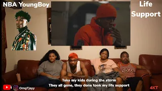 Family Reacts To NBA YoungBoy - Life Support (Official Music Video)