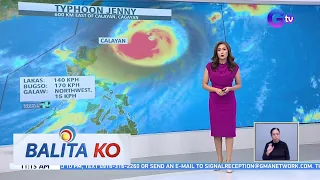 Typhoon Jenny, lalong lumakas | BK