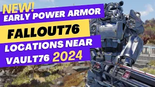 Fallout76 2024 Early Power Armor locations for new players and FREE fusion cores!