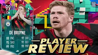 FULLY UPGRADED 99 LEVEL UP DE BRUYNE PLAYER REVIEW! - OBJ PLAYER - FIFA 23 Ultimate Team