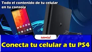 Conecta tu celular a tu PS4 fácil | Tutorial PS4