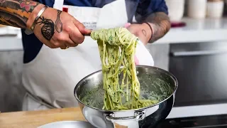 Basil Garlic Nicoise Pasta with by Chef Ludo Lefebvre