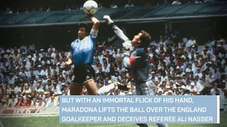 35 Years Since Maradona's Hand of God Goal 🇦🇷✋