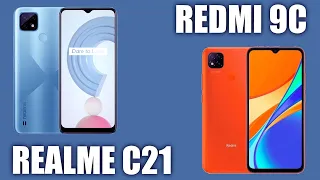 Realme C21 vs Xiaomi Redmi 9C. Битва бюджетников с NFC. Подробное сравнение.