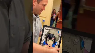 I made a painting for the voice actor of Inosuke Bryce Papenbrook