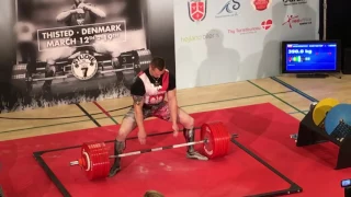 Krzysztof Wierzbicki 390 kg deadlift world record