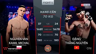 Trận đấu  Nguyễn Văn Kamil vs Đặng Thắng Nguyên | Cúp MMA Việt Nam 2021