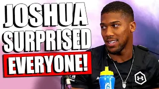 Anthony Joshua SURPRISED WITH TOUGH PREPARATION FOR THE FIGHT WITH Tyson Fury / Wilder - Andy Ruiz