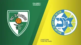 Zalgiris Kaunas - Maccabi FOX Tel Aviv Highlights | Turkish Airlines EuroLeague, RS Round 17