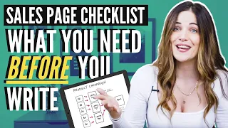 How To Write Copy That Sells: My Pre-Copywriting Checklist