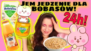 JEM JEDZENIE DLA NIEMOWLĄT PRZEZ 24H!👶🏼CHALLENGE🍬