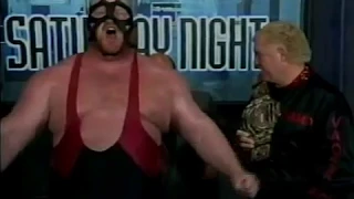 Big Van Vader (w/ Harley Race) vs. 2 Jobbers in a Handicap Match (02 11 1995 WCW Saturday Night)